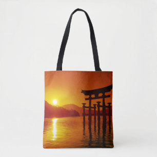 O-Torii-poort, Itsukushima-schrijn, Miyajima Tote Bag