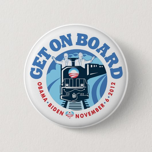 O-trein 2012 Pin Ronde Button 5,7 Cm (Voorkant)