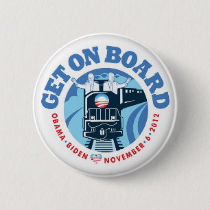 O-trein 2012 Pin Ronde Button 5,7 Cm