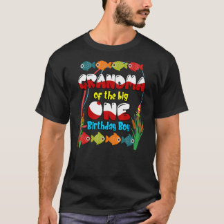 O Vis Ally One Birthday Outfit Grandma van The Bir T-shirt