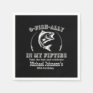 O-vis-bondgenoot in mijn 50ste verjaardagsfeestje servet