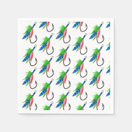 O-vis-bondgenoot verjaardagspatroon Visser Patroon Servet