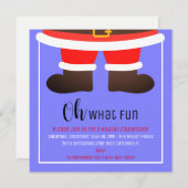 O, wat een leuk kerstfeest uitnodiging (Voorkant / Achterkant)