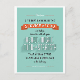 O Ye Cette Embarque. Carte postale LDS