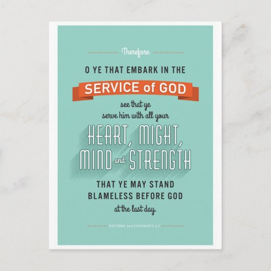 O Ye Cette Embarque. Carte postale LDS (Devant)