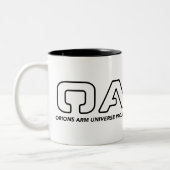 OA basic Logo and graphic mug (Gauche)