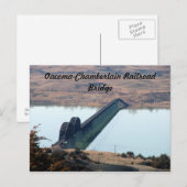 Oacoma-Chamberlain Railroad Bridge Briefkaart (Voorkant / Achterkant)