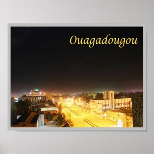 Oagadougou - poster (Voorkant)