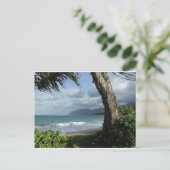 Oahu Beach Briefkaart (Staand voorkant)