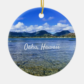 Oahu Beach Cove Keramisch Ornament