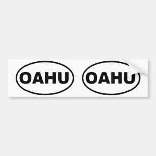 OAHU BUMPERSTICKER