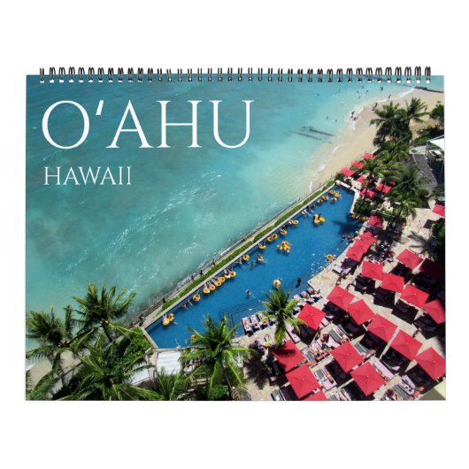 o'ahu hawaï 2027 groot kalender (Hoes)