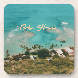 Oahu Hawaï Eiland Reis Souvenir Bier Onderzetter
