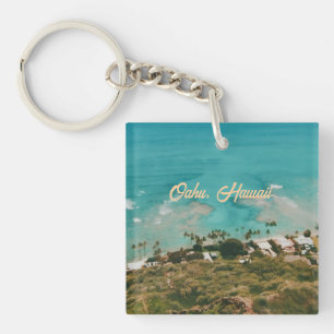 Oahu Hawaï Eiland Reis Souvenir Sleutelhanger