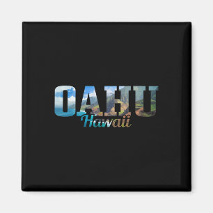 Oahu Hawaï surfer cadeau souvenir Magneet