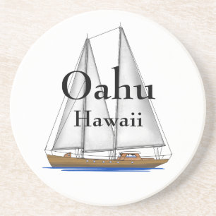 Oahu Hawaï Zandsteen Onderzetter