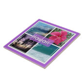 Oahu, Hawaï Zeegezicht Tegeltje (Zijkant)