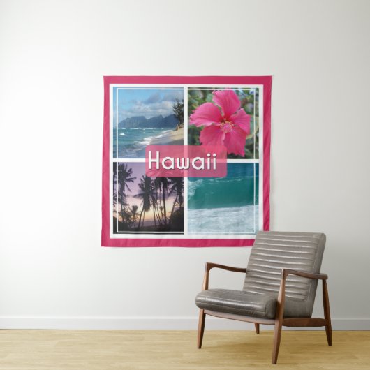 Oahu, Hawaï Zeegezicht Wandkleed (In situ)