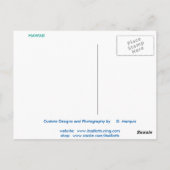 OAHU, HAWAII #2 BRIEFKAART (Achterkant)