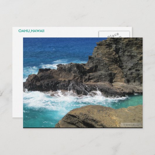 OAHU, HAWAII#4 CARTE POSTALE (Devant / Derrière)