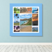 Oahu, Hawaii Canvas Afdruk (Insitu (Houten vloer))