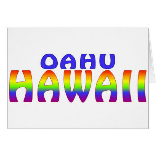 Oahu Hawaii en arc-en-ciel