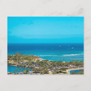 Oahu Hawaii Luchtfotografie Briefkaart