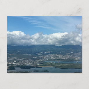 Oahu Hawaii Luchtfotografie Briefkaart