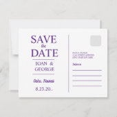 Oahu, Hawaii, Reisbriefkaart,  Save The Date (Achterkant)
