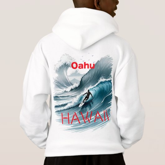 Oahu Hawaii Surfing Wave (Achterkant)