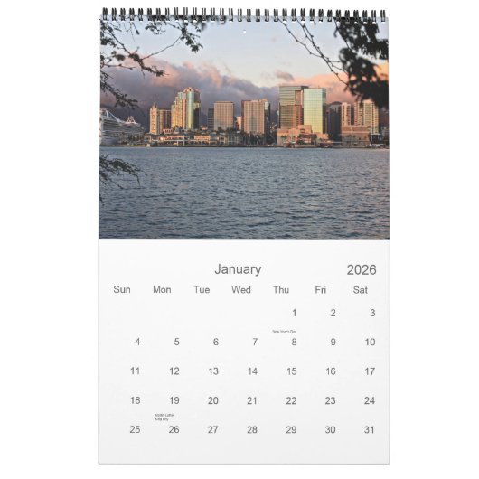Oahu Hawaii wandkalender Kalender (Jan 2026)