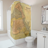 Oahu, Hawaiiaanse eilanden Douchegordijn (In situ)