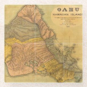 Oahu, Hawaiiaanse eilanden Glazen Onderzetter