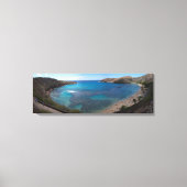 Oahu Oceaan Panoramisch Canvas Afdruk (Voorkant)