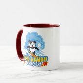 Oahu Surfing Panda Mok (Voorkant links)
