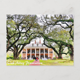 Oak Alley Plantation Briefkaart