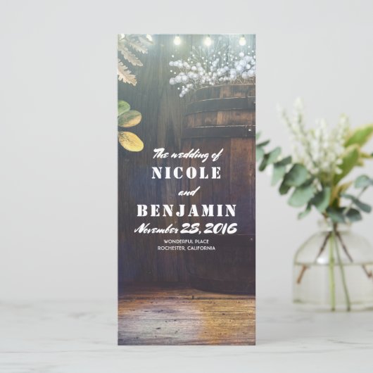 Oak Barrel Rustieke Barn Baby's ademprogramma's Programma (Staand voorkant)