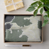 Oak-bladeren in het najaar tissuepapier (Geschenk)