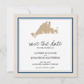 Oak Bluffs Martha's wijntuin | Datum opslaan Save The Date (Voorkant)