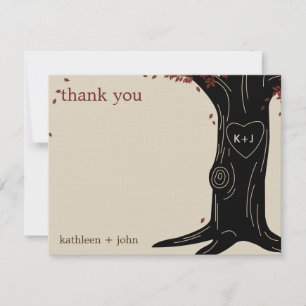 Oak Boom Hartelijk dank Bedankkaart