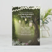 Oak Boom Rustic Enchanted Forest Spring Formal Kaart (Staand voorkant)
