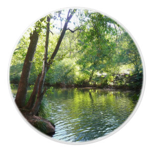 Oak Creek I in Sedona Arizona Natuur Fotografie Keramische Knop