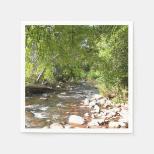 Oak Creek II in Sedona Arizona Natuur Fotografie Servetten