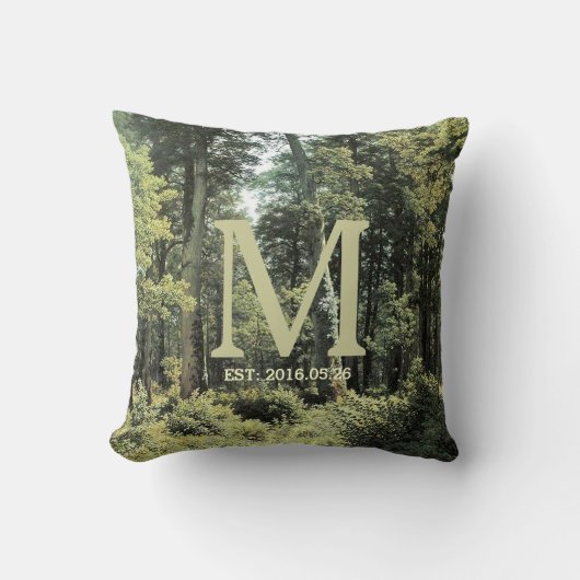 Oak Forest Family Vast Sierkussen (Voorkant)