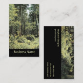 Oak Forest | Landschapsolie Visitekaartje (Voorkant / Achterkant)