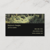 Oak Forest | Landschapsolie Visitekaartje (Achterkant)