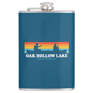 Oak Hollow Lake North Carolina Canoe Heupfles