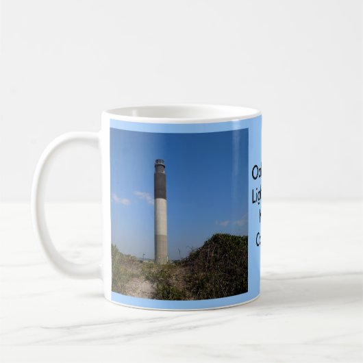 Oak Island Lighthouse, North Carolina Koffiemok (Links)