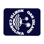 Oak Island, North Carolina Magneet (Horizontaal)
