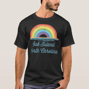 Oak Island North Carolina Souvenir Graphic T-shirt